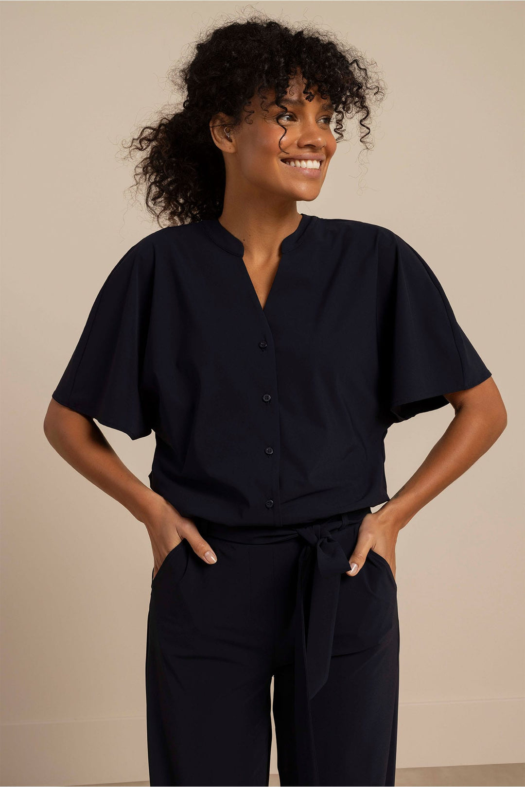Studio Anneloes Maggie jumpsuit navy – dames
