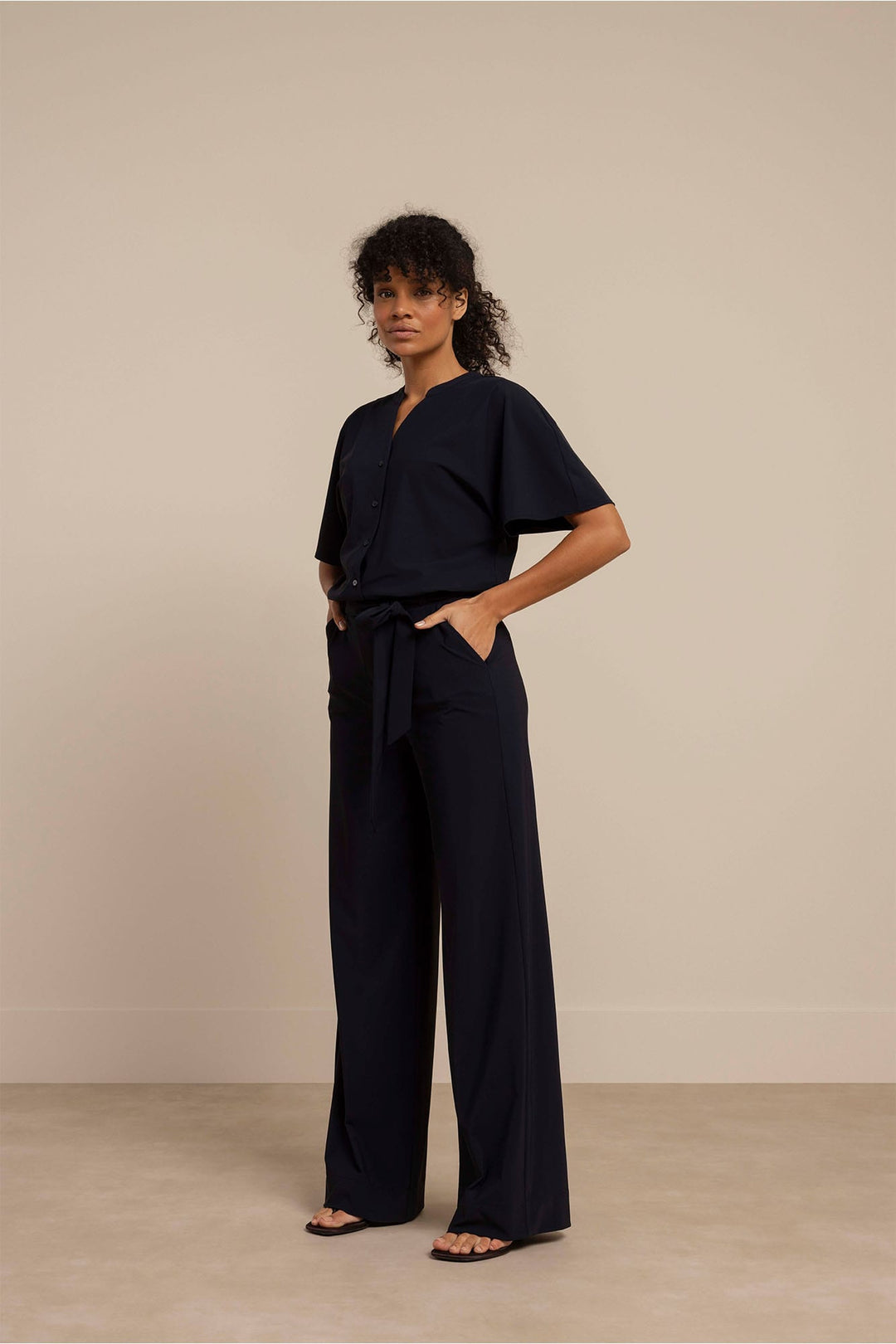 Studio Anneloes Maggie jumpsuit navy – dames