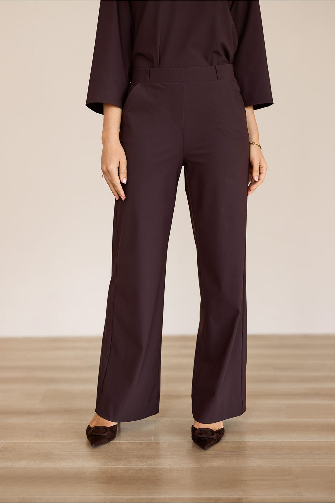 Studio Anneloes 94801 Lexie lange broek dames - bruin