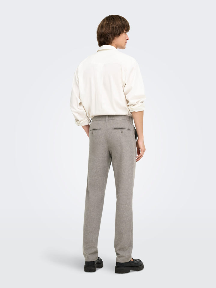 ONLY &amp; SONS 22040087 mark lange broek heren licht bruin - L34