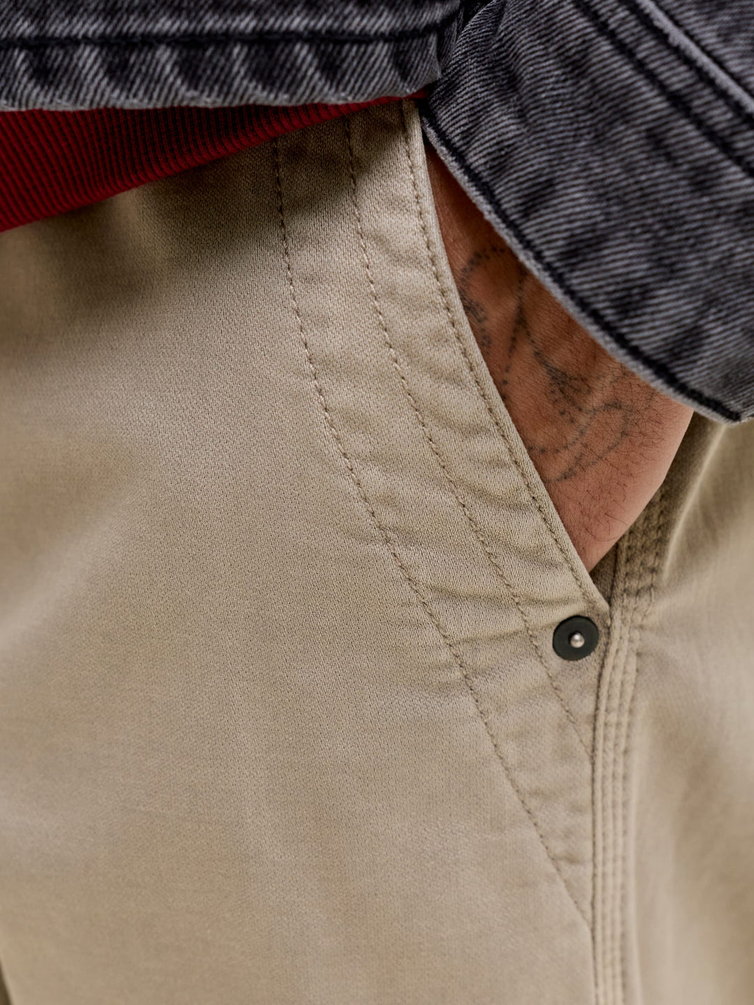 Jack & Jones JPSTKANE DOVER JOGGER NOOS – heren joggingbroek - Zand