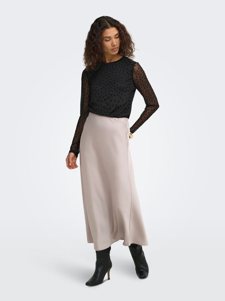 Only 15357642 nova top l/m dames zwart