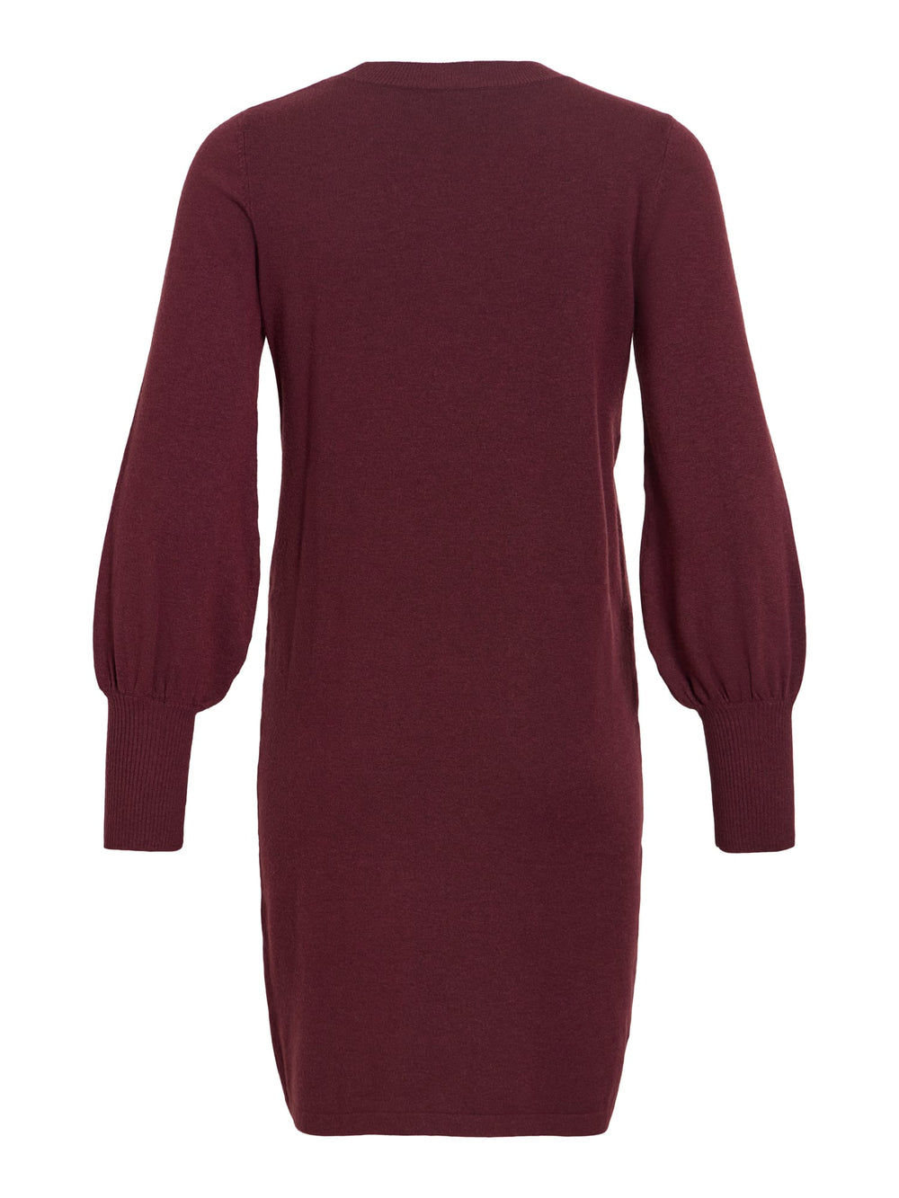 Vila 14110188 kerry jurk kort dames bordeaux