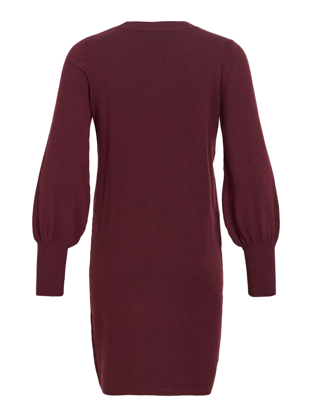 Vila 14110188 kerry jurk kort dames bordeaux