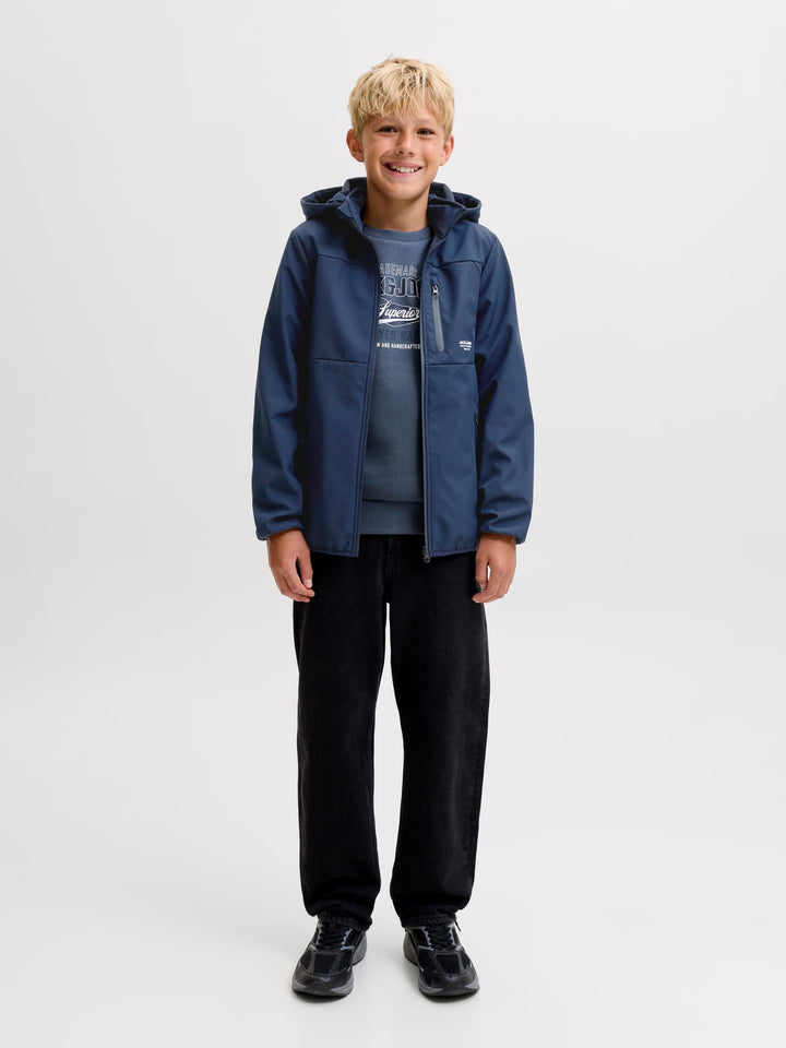 Jack & Jones Kids softshell jas navy – jongens