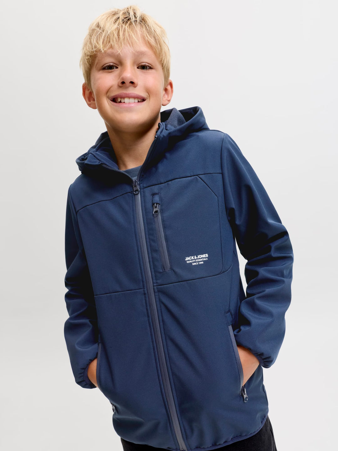 Jack & Jones Kids softshell jas navy – jongens