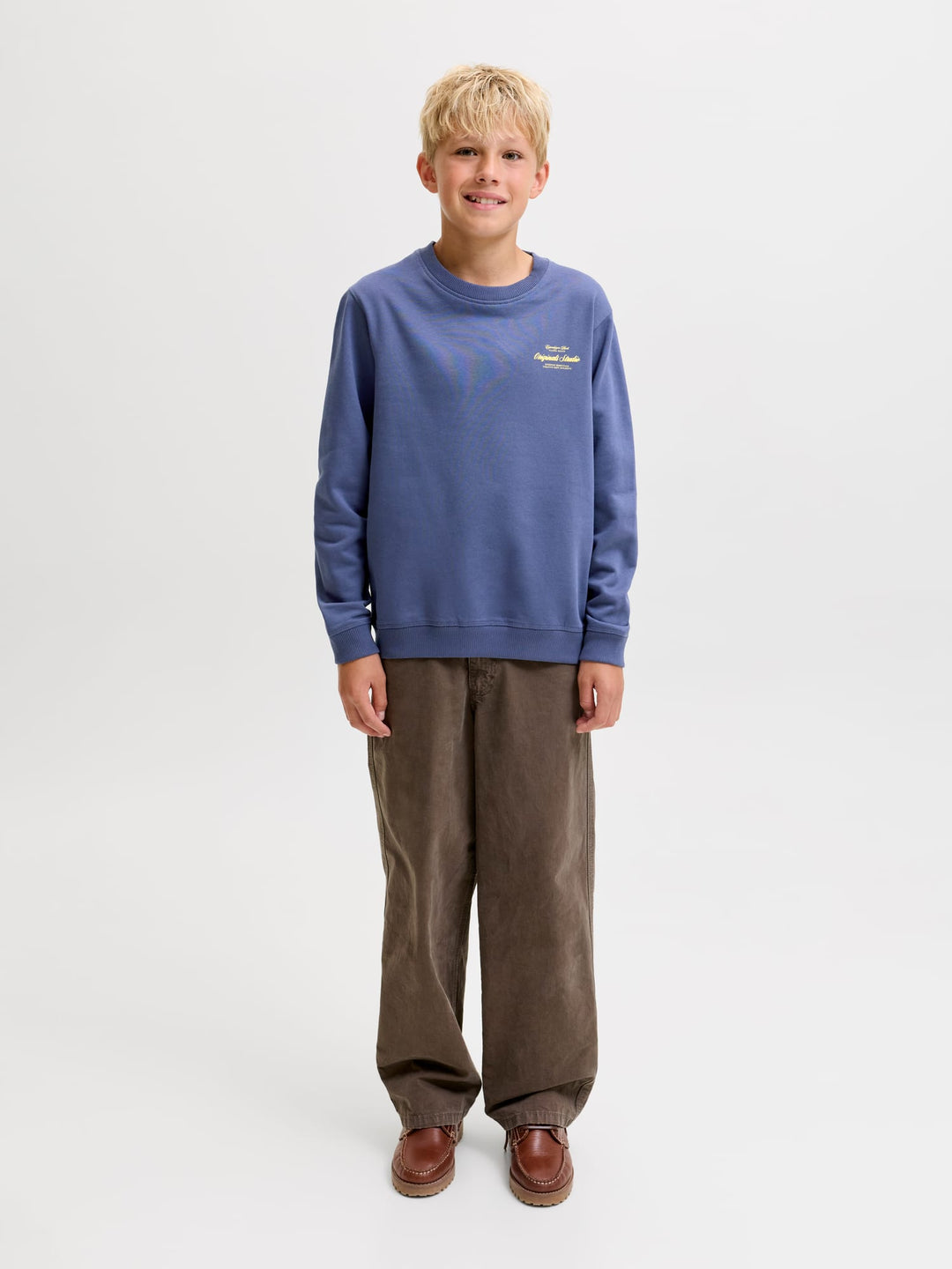 jack & jones kids Norrebro sweater jongens – rafblauw