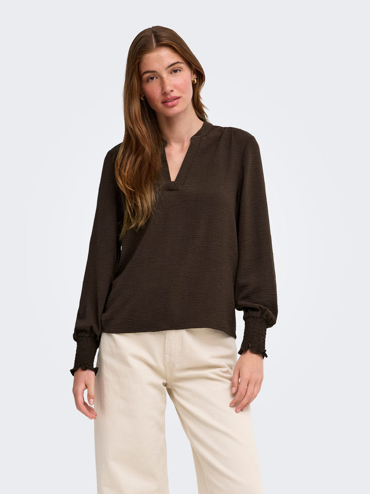 Only Mette top bruin – dames