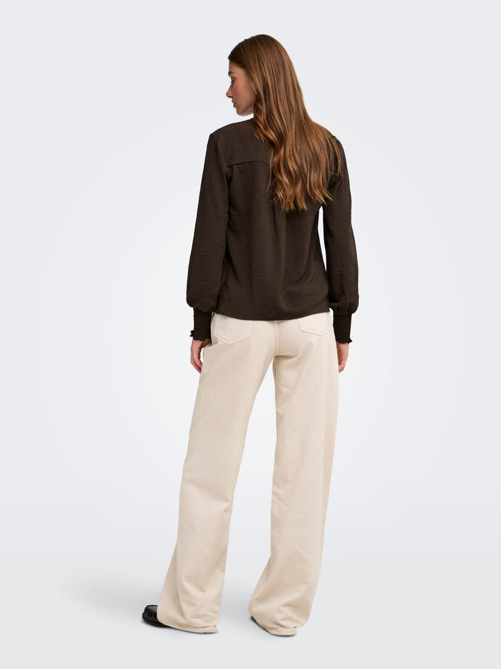 Only Mette top bruin – dames