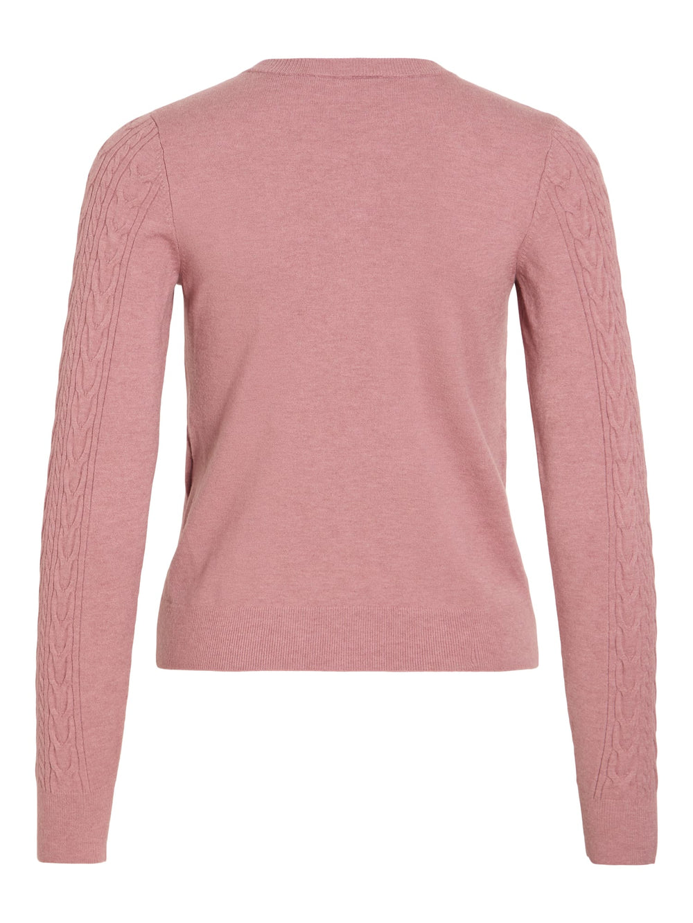 Vila 14115309 Kerry vest gebreid dames – oud roze