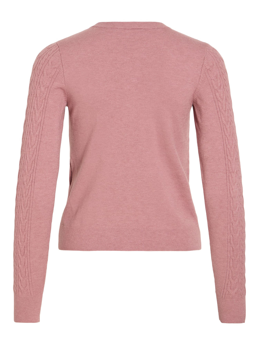 Vila 14115309 Kerry vest gebreid dames – oud roze