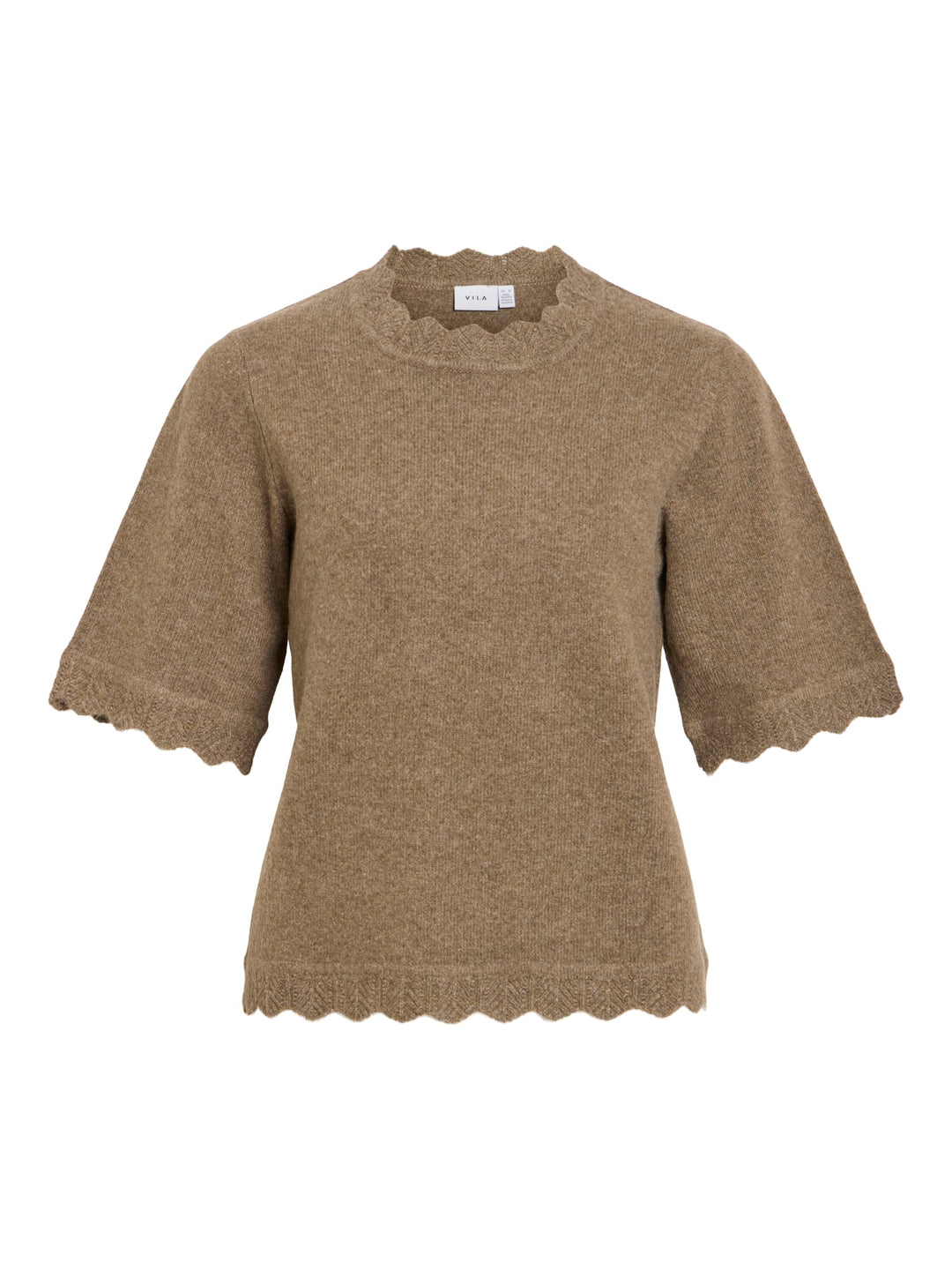 Vila NIKOLINA T-shirt bruin – dames