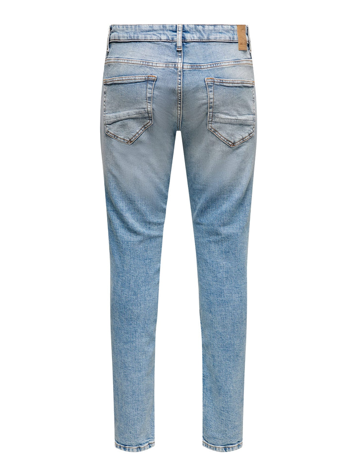 ONLY & SONS loom slim fit jeans blauw denim – heren - Blue Denim - L34