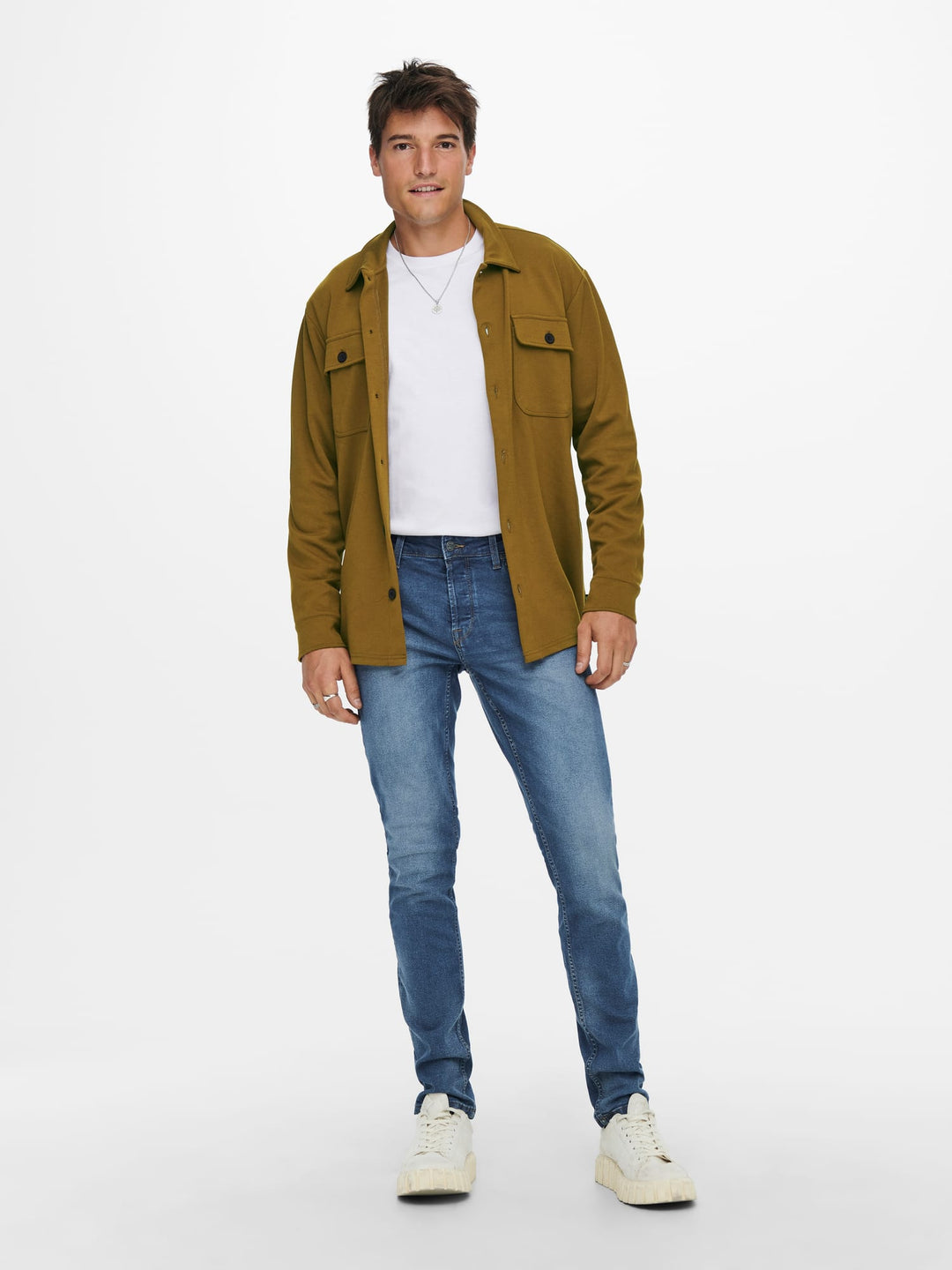 ONLY & SONS LOOM slim fit jeans blauw denim – heren - Blue Denim - L34