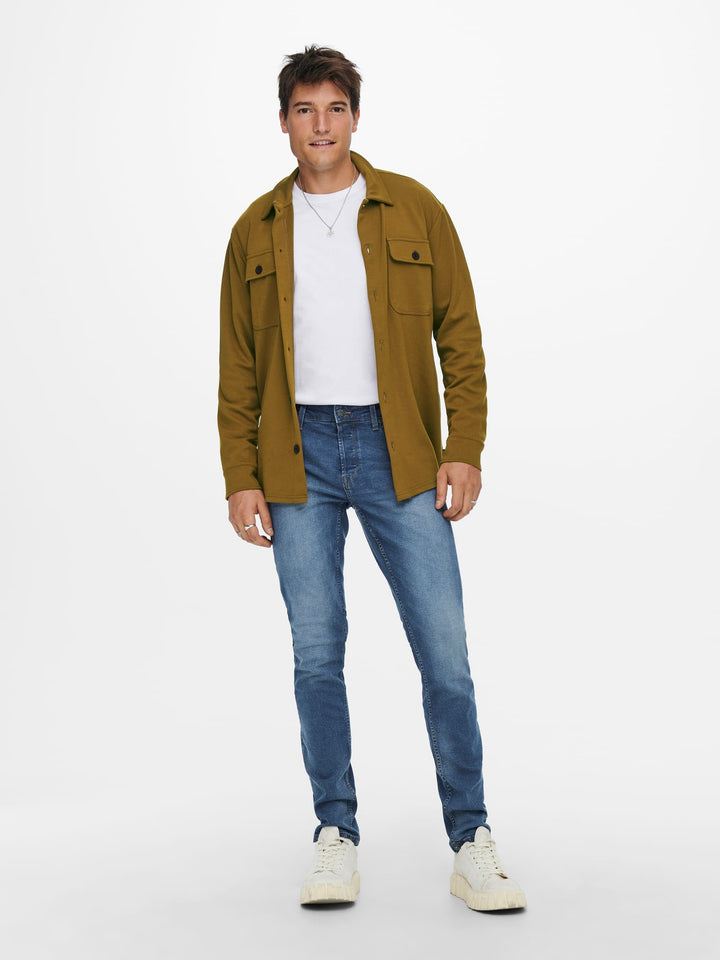 ONLY & SONS LOOM slim fit jeans blauw denim – heren - Blue Denim - L34