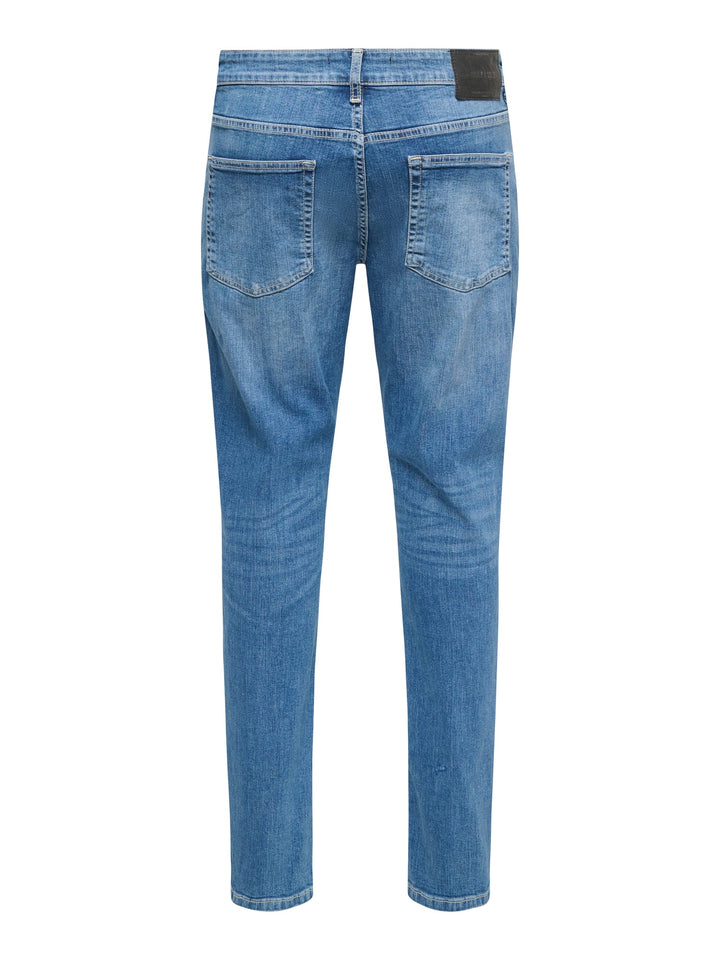 ONLY & SONS Loom slim fit jeans blauw – heren - Blue Denim - L34