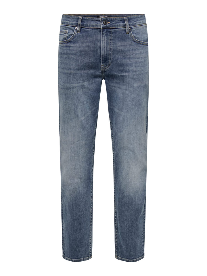 ONLY & SONS 22032878 weft jeans regular-straight fit blue denim – heren - L34