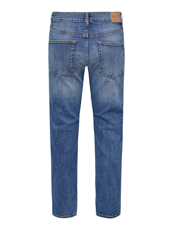 ONLY & SONS weft jeans regular fit – heren - Blue Denim - L34