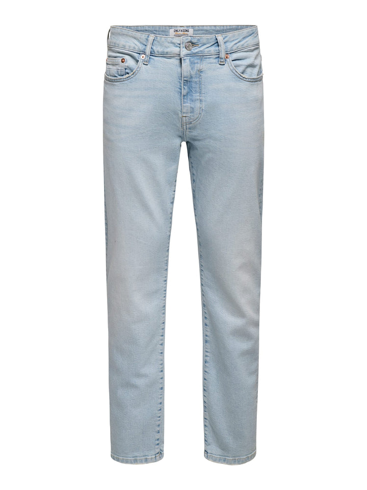 ONLY & SONS Weft jeans regular fit – heren - Blue Denim - L30