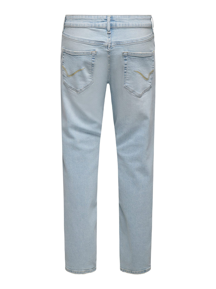 ONLY & SONS Weft jeans regular fit – heren - Blue Denim - L30