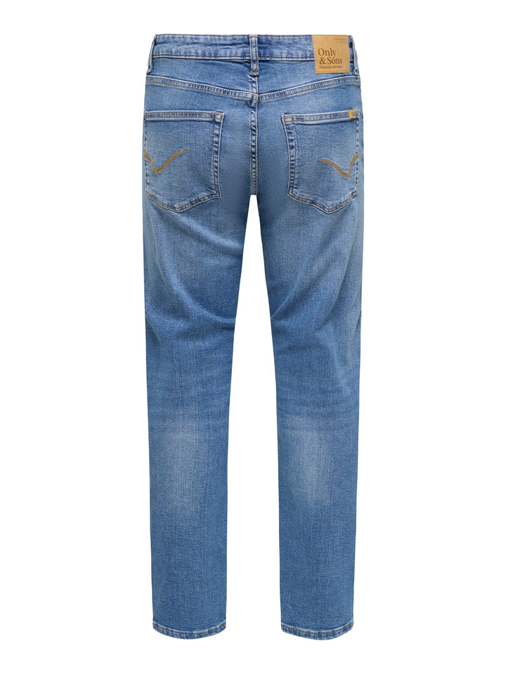 ONLY & SONS Weft jeans regular fit – heren - Blue Denim - L34