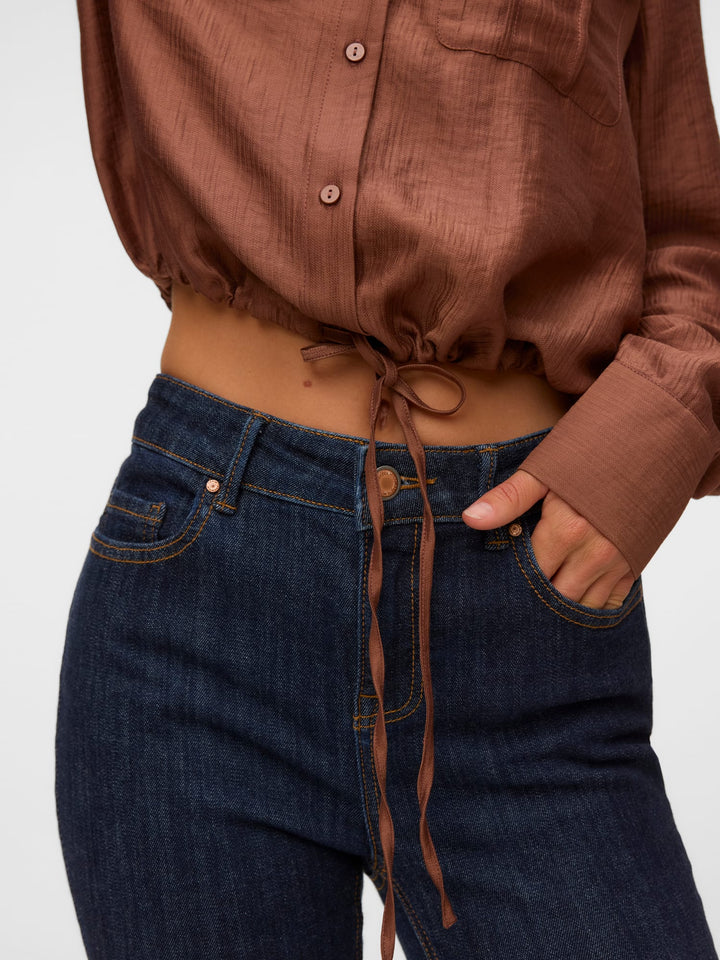 VERO MODA blouse l/m bruin – dames