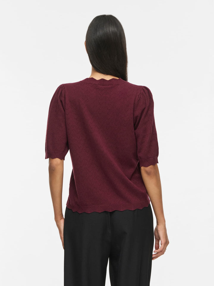 Vila 14118966 Emi top k/m dames - bordeaux
