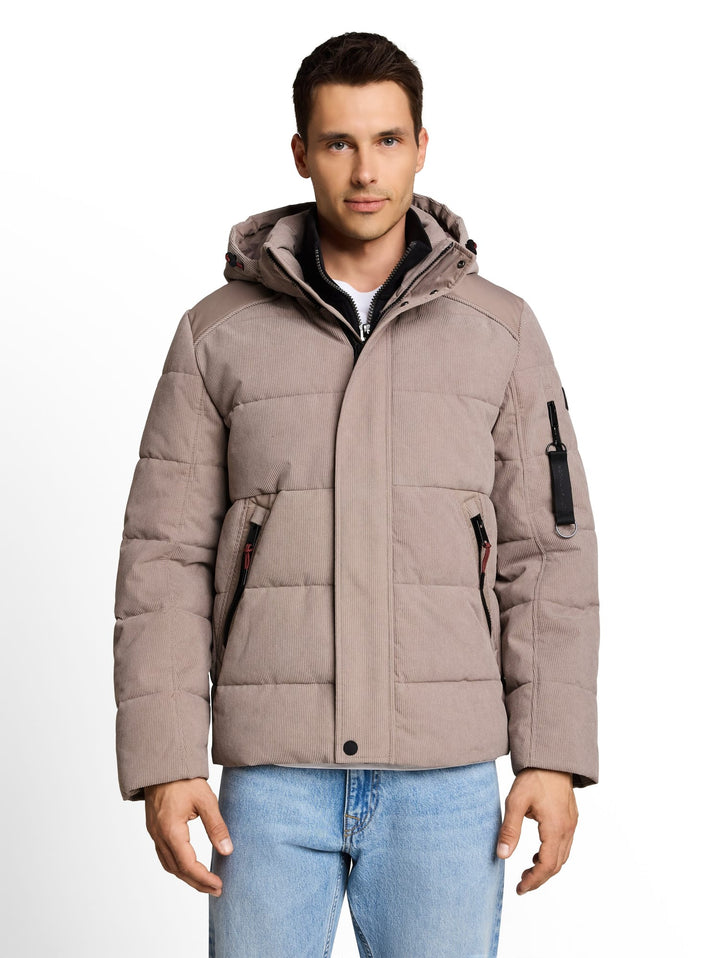 Tom Tailor 1052361 winterjas heren taupe