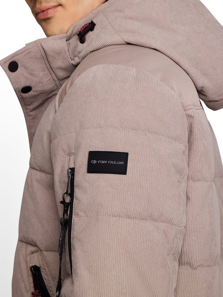 Tom Tailor 1052361 winterjas heren taupe