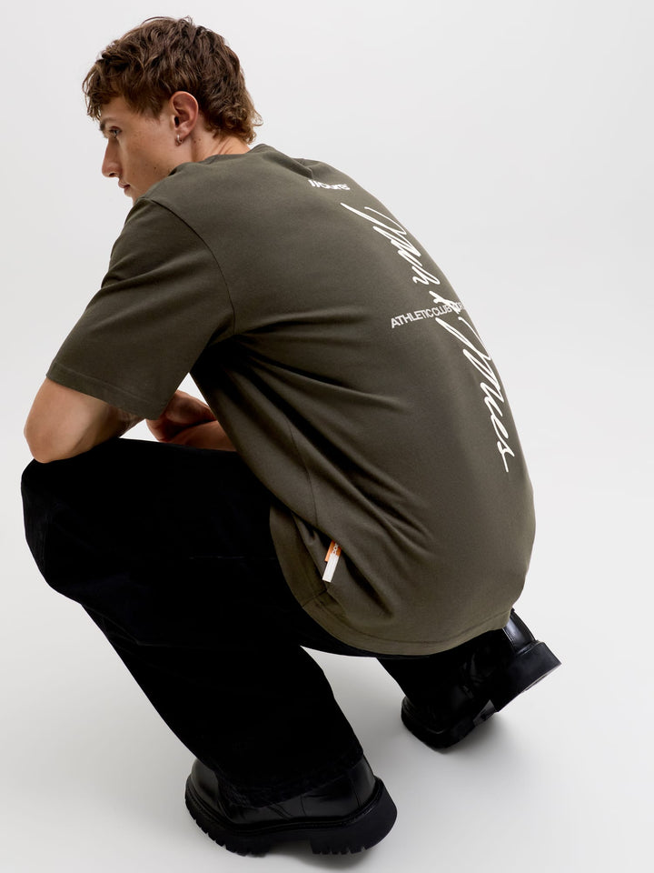 Jack & Jones 12300239 CLUB T-shirt antraciet – heren