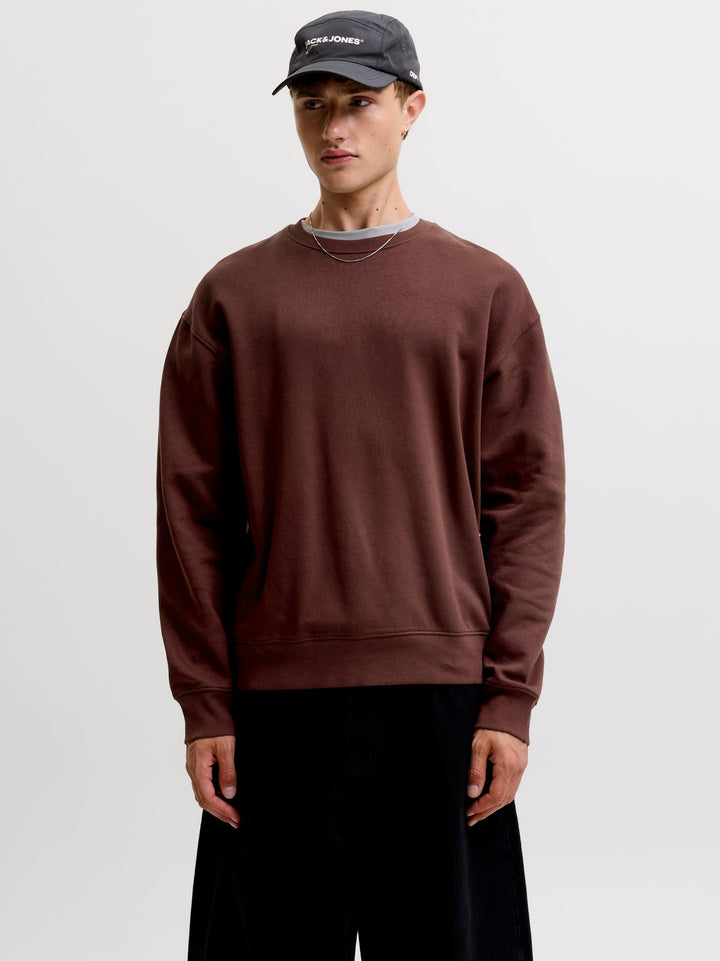 Jack & Jones 12300670 Aece sweater heren – brique