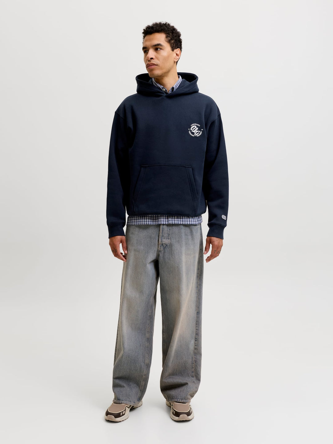 Jack &amp; Jones 12305616 Frederiksberg sweater heren navy