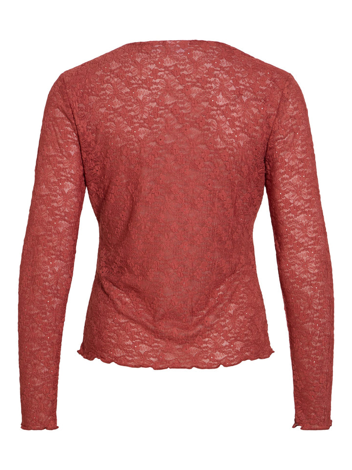 Vila 14119318 Fay top l/m dames framboos