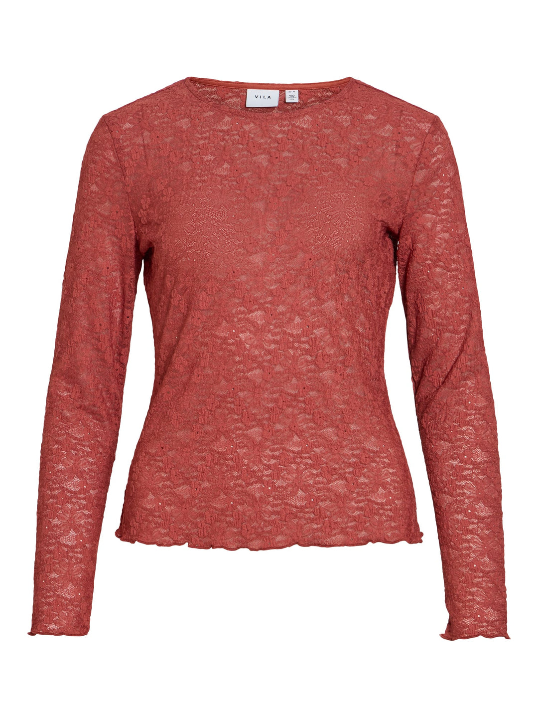 Vila 14119318 Fay top l/m dames framboos