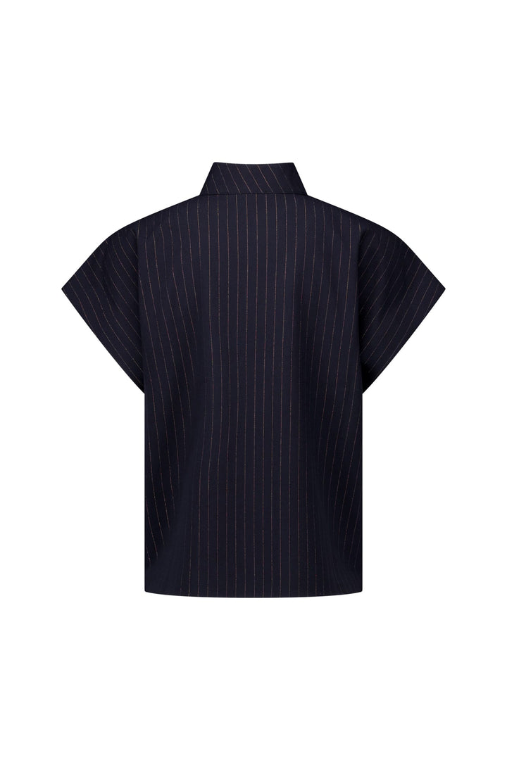 Studio Anneloes 14127 Danni blouse k/m dames blauw dessin