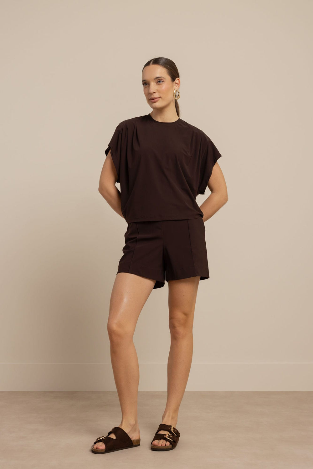 Studio Anneloes 91541 leona top k/m dames bruin
