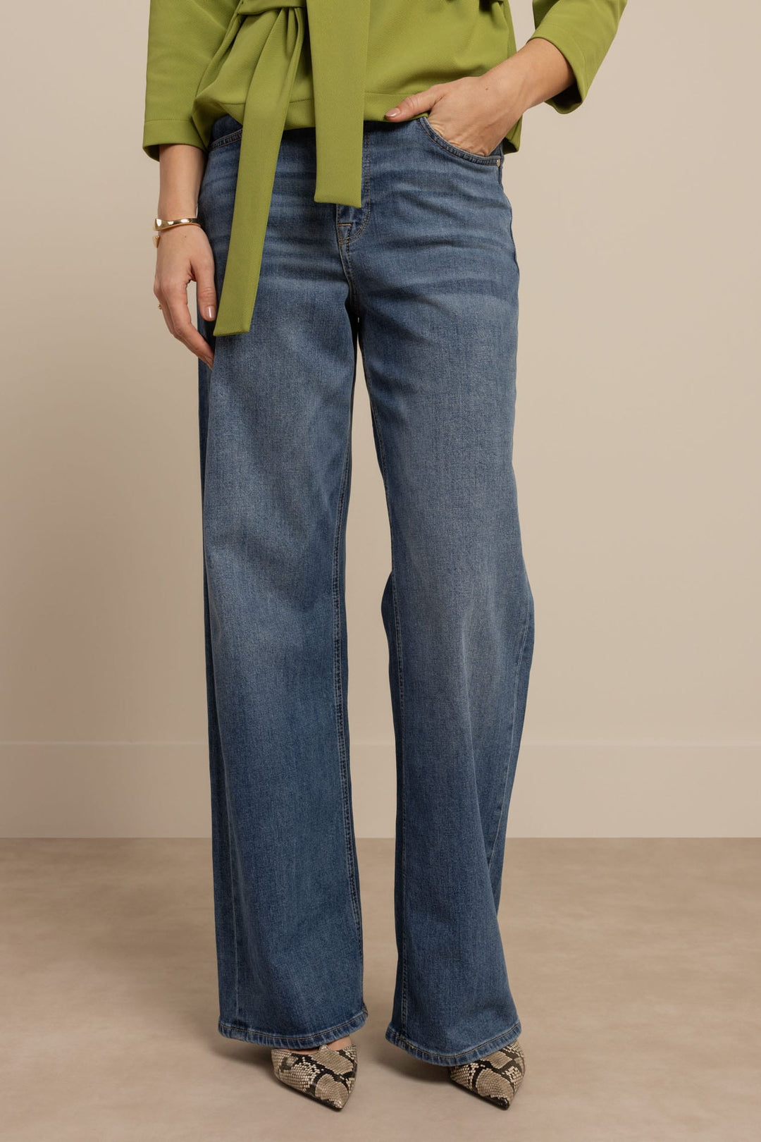 Studio Anneloes 11505 lexie jeans bootcut flare fit blue denim
