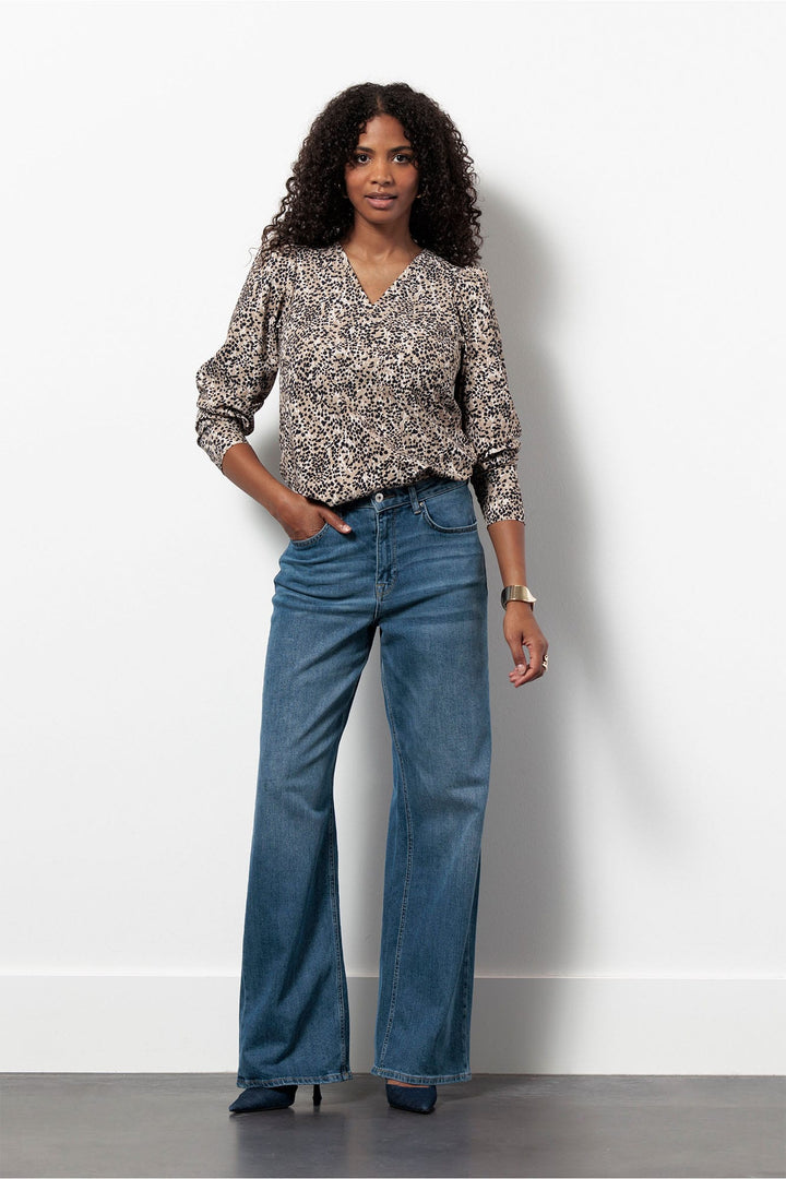 Studio Anneloes 13433 valdis top bruin dessin – dames