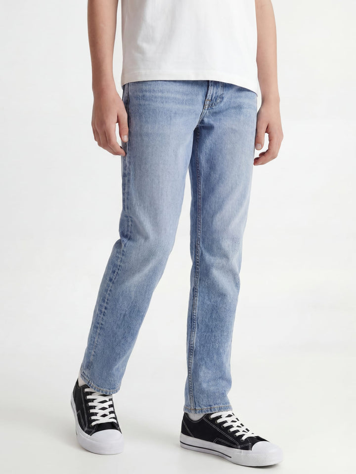 jack &amp; jones kids 12229486 Chris jeans loose fit blue denim