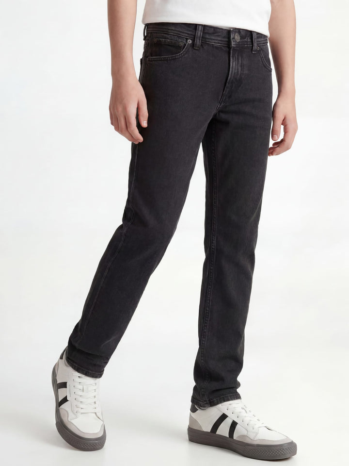 Jack &amp; Jones kids 12217782 jeans loose fit black denim