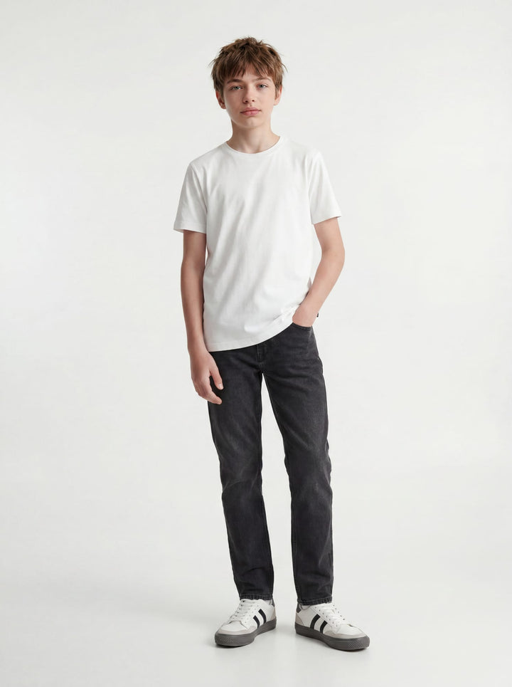 Jack &amp; Jones kids 12217782 jeans loose fit black denim