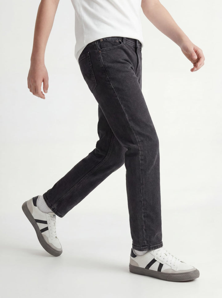 Jack &amp; Jones kids 12217782 jeans loose fit black denim