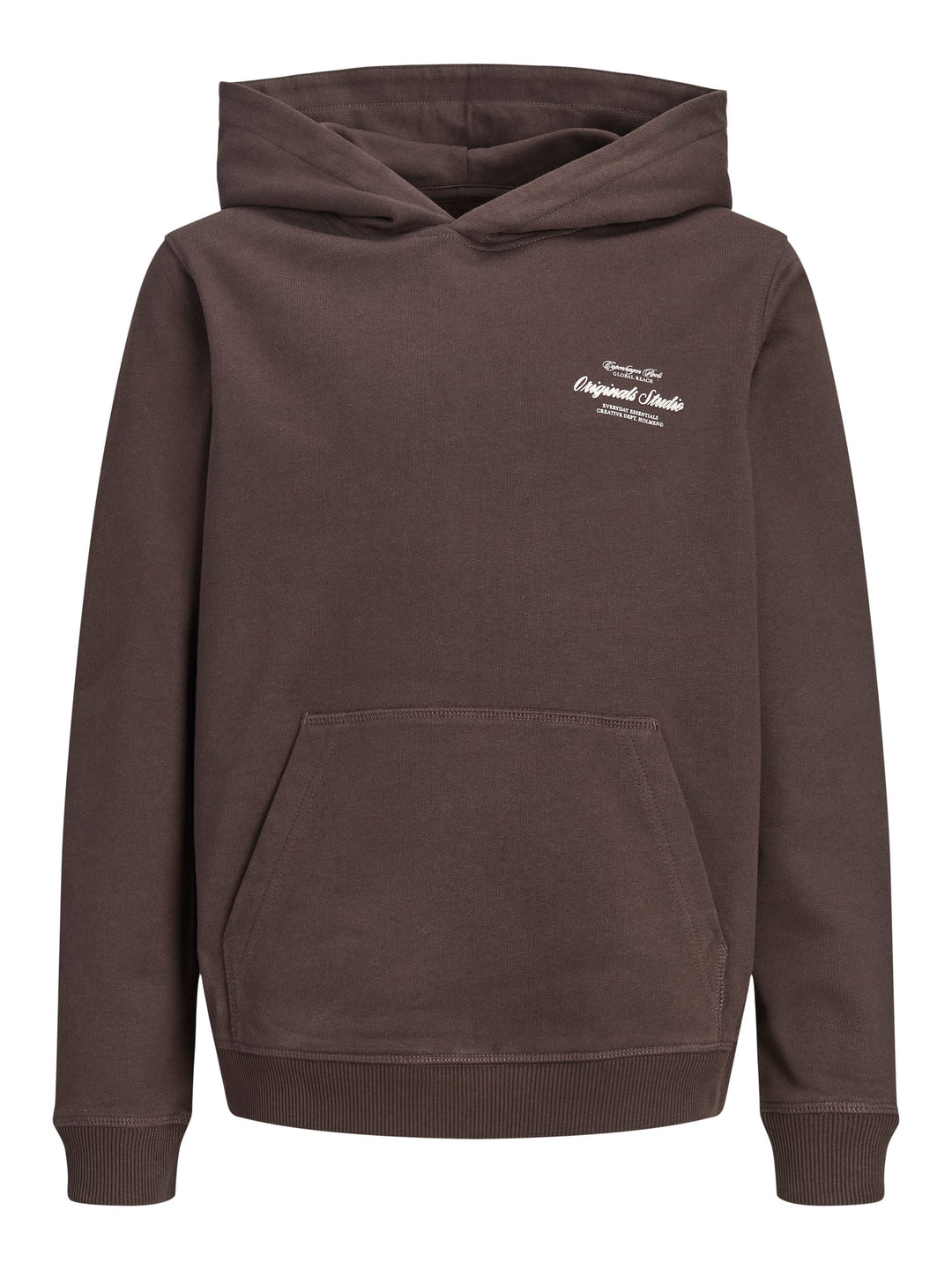 Jack & Jones Kids hoodie bruin – jongens