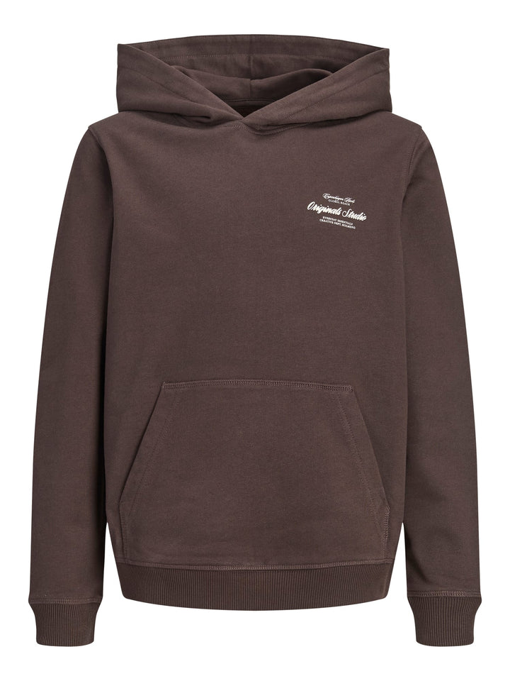 Jack & Jones Kids hoodie bruin – jongens
