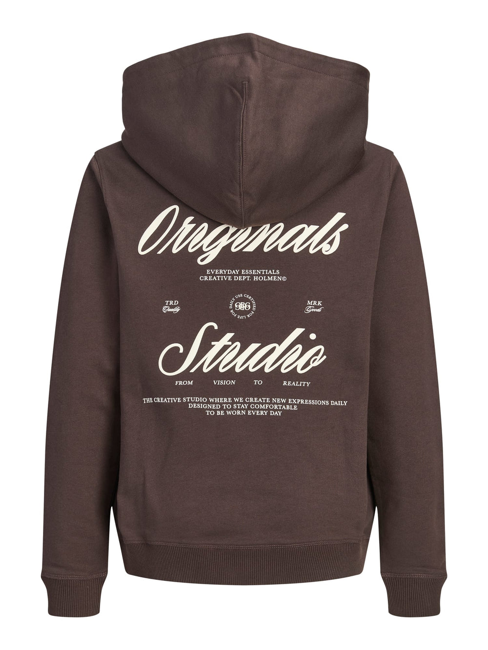 Jack & Jones Kids hoodie bruin – jongens