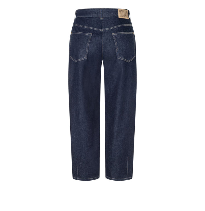 MAC women Bobbie0387L jeans low croth-baggy fit blue denim - L27