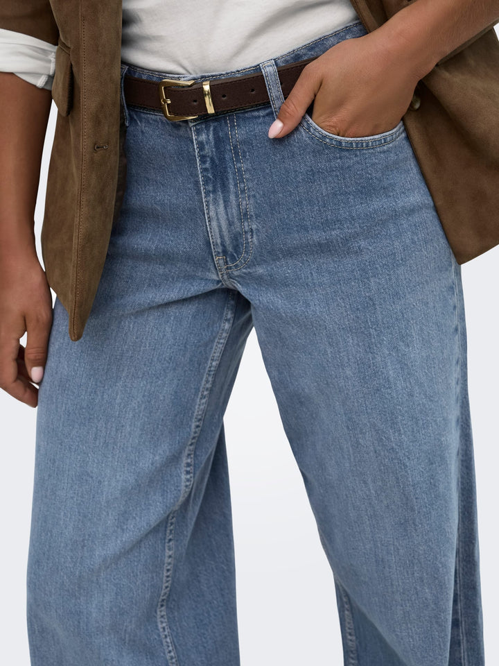 Jacqueline de Yong Ruby jeans loose fit dames – blue denim - L32