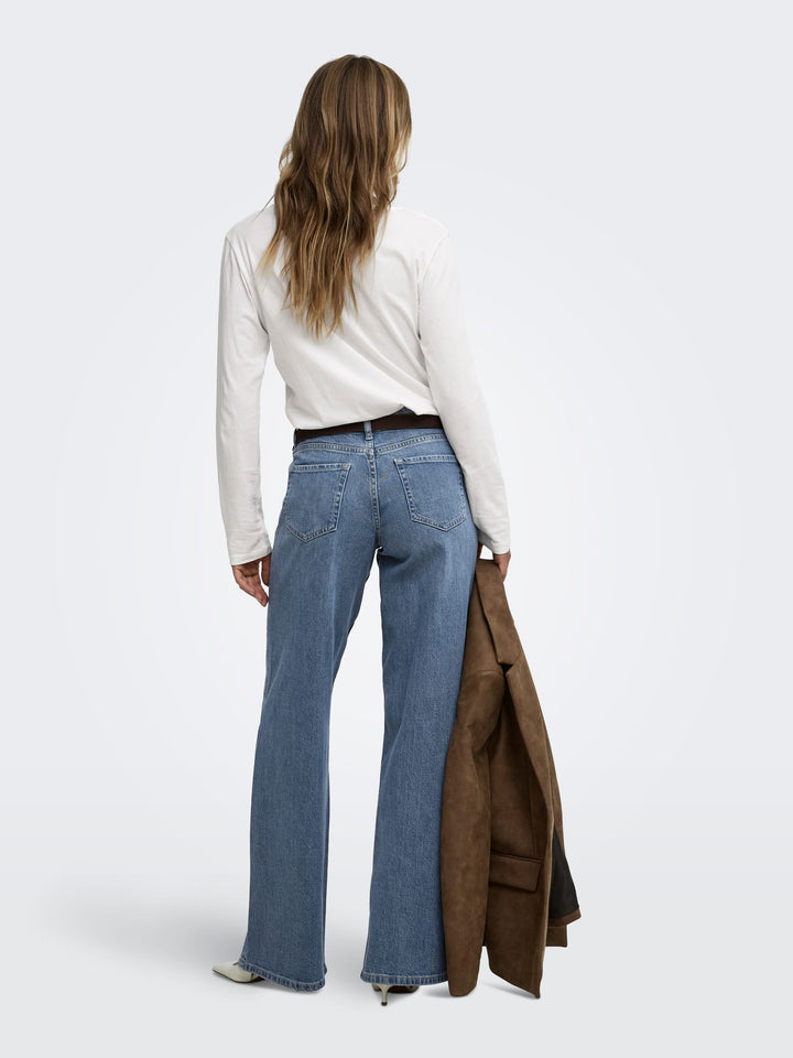 Jacqueline de Yong Ruby jeans loose fit dames – blue denim - L32