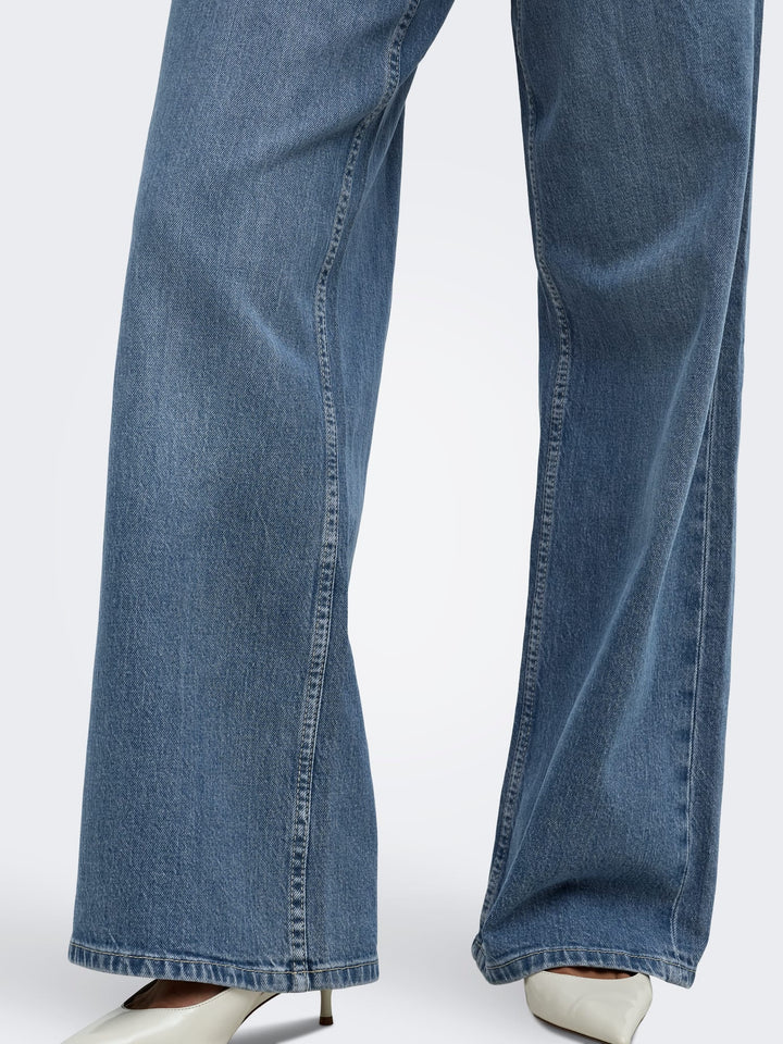 Jacqueline de Yong Ruby jeans loose fit dames – blue denim - L32
