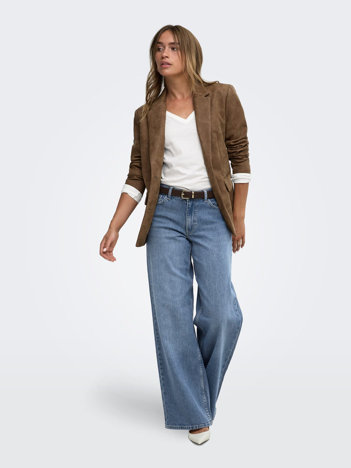 Jacqueline de Yong Ruby jeans loose fit dames – blue denim - L32